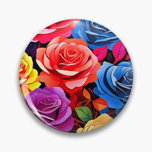 Item preview, Rainbow-colored roses designed and sold by Tchoice.