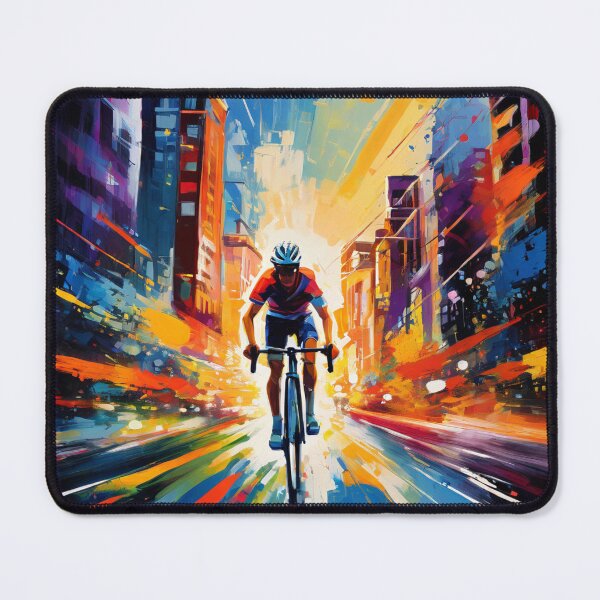 Item preview, cycling art print designed and sold by WATERDUST.
