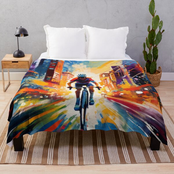 Item preview, cycling art print designed and sold by WATERDUST.