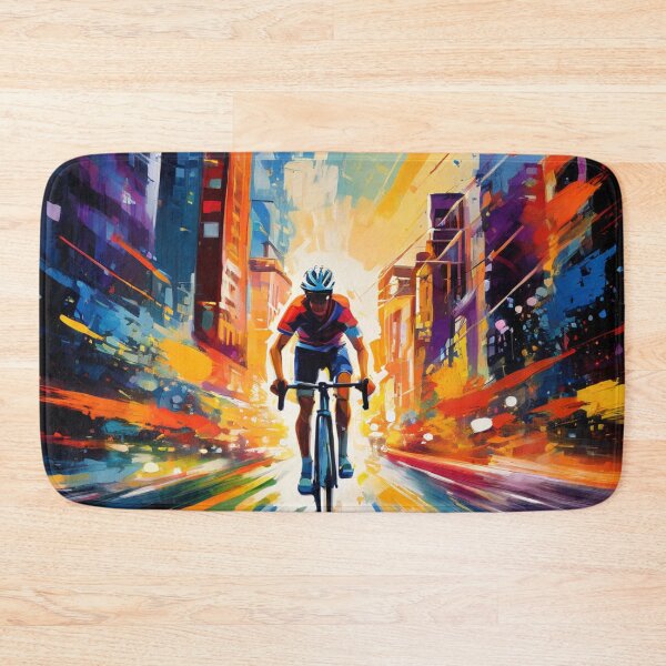 Item preview, cycling art print designed and sold by WATERDUST.