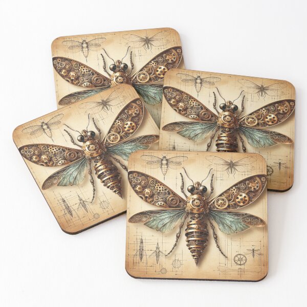Item preview, clockwork butterflies and dragonflies designed and sold by Dominika Farkašová.