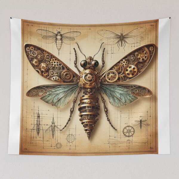 Item preview, clockwork butterflies and dragonflies designed and sold by Dominika Farkašová.