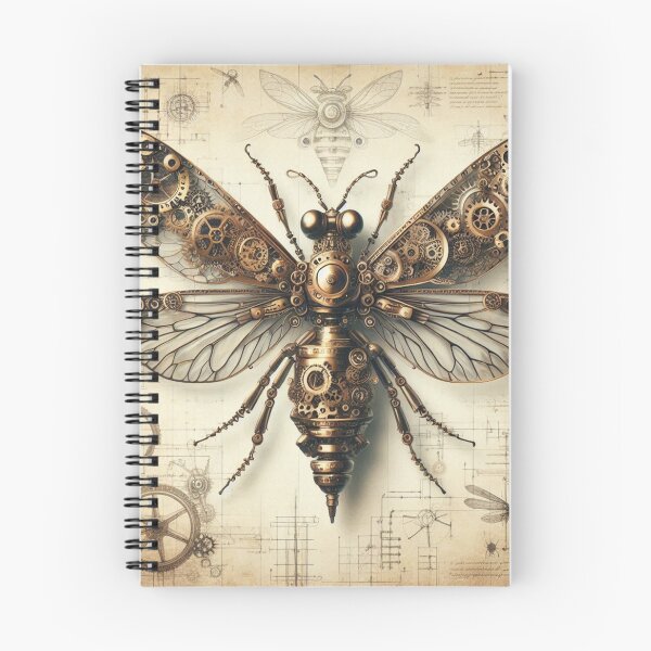 Item preview, fantasy steampunk creatures with metal wings designed and sold by Dominika Farkašová.