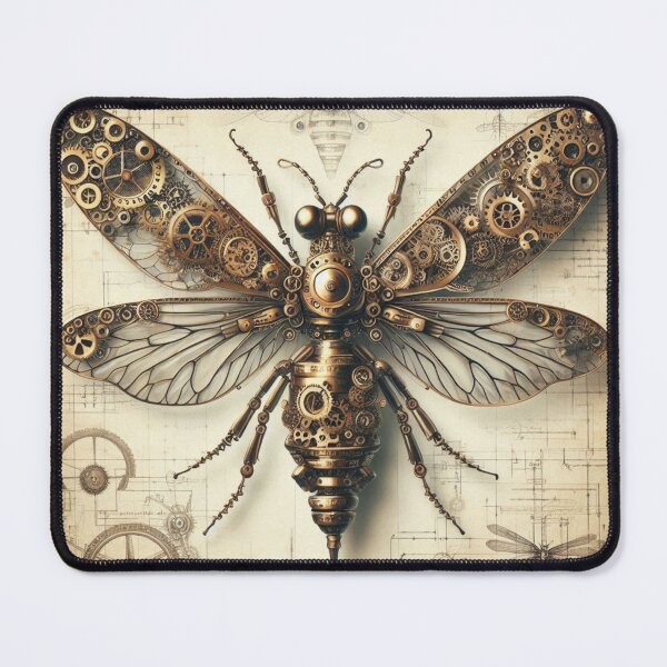 Item preview, fantasy steampunk creatures with metal wings designed and sold by Dominika Farkašová.