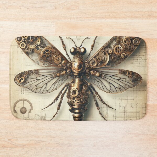 Item preview, fantasy steampunk creatures with metal wings designed and sold by Dominika Farkašová.