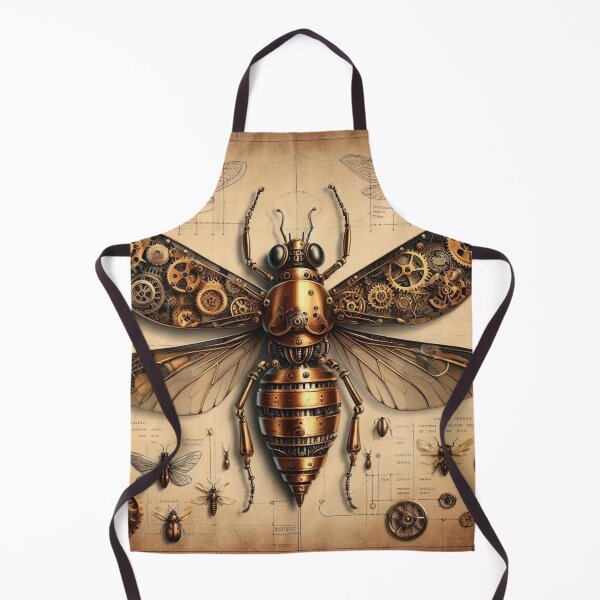 Item preview, hand drawn blueprints of mechanical bugs designed and sold by Dominika Farkašová.