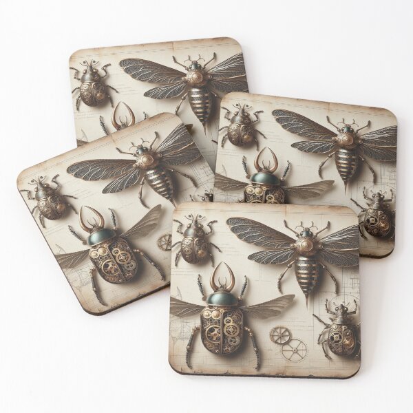 Item preview, tricate metalwork insect creations designed and sold by Dominika Farkašová.