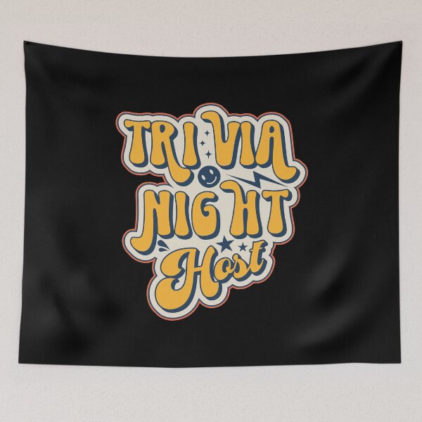 Item preview, Trivia Night Host Quiz Night Bar Trivia designed and sold by thecatcouch.