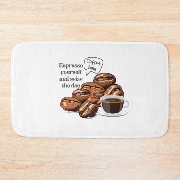 Item preview, ESPRESSO YOURSELF AND SEIZE THE DAY designed and sold by LukWer.
