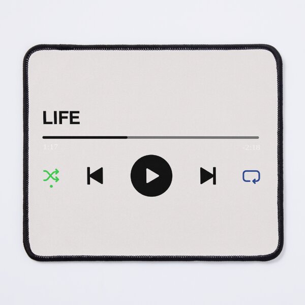 Item preview, Life Music Player Aesthetic designed and sold by PatternInArt.