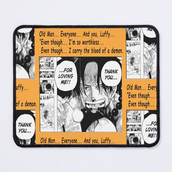 Item preview, One piece - Ace dialogue designed and sold by destinyfeels.