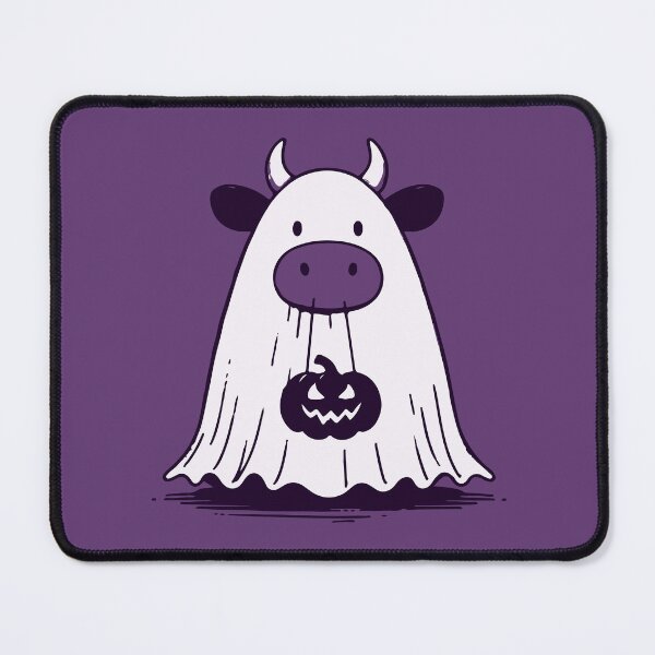 Item preview, A Spooky Cow in the Halloween Mood designed and sold by bhoomin7.