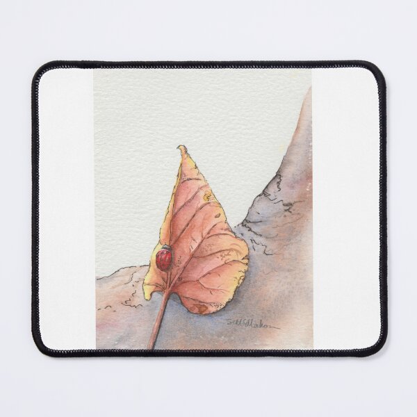 Item preview, Ladybug resting watercolor designed and sold by SMcmahonArt.