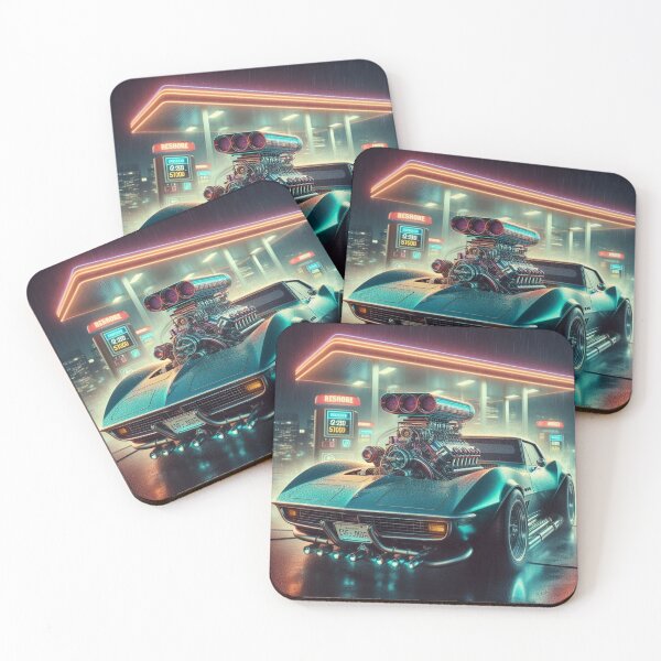 Item preview, Corvette Cyberpunk Vaporware designed and sold by nakedlunch02.