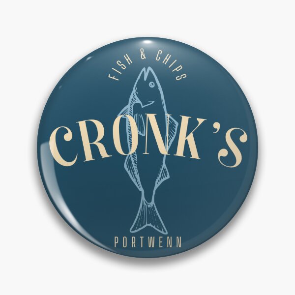 Item preview, Doc Martin Cronk's Fish & Chips Portwenn Port Isaac Cornwall Dark designed and sold by SonnyBoyDesigns.