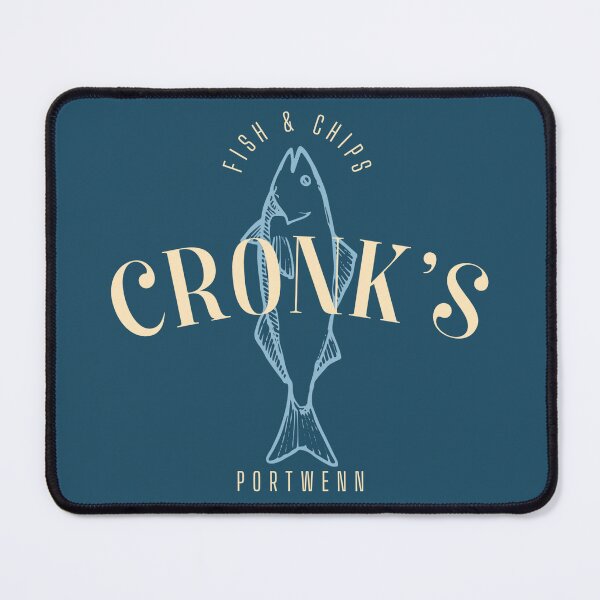 Item preview, Doc Martin Cronk's Fish & Chips Portwenn Port Isaac Cornwall Dark designed and sold by SonnyBoyDesigns.