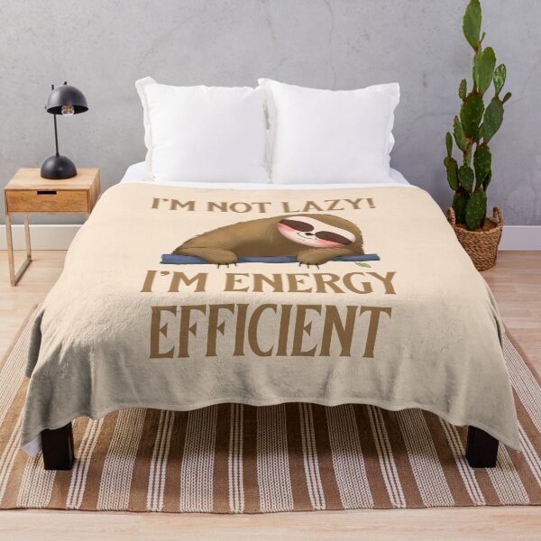 Item preview, I'm Not Lazy I'm Energy Efficient designed and sold by 87-Aesthetics.