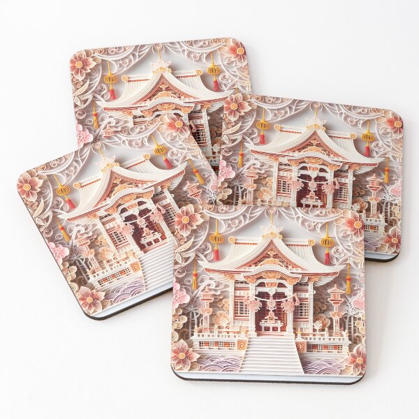 Item preview, Papercraft Flower Shrine designed and sold by Catobix.