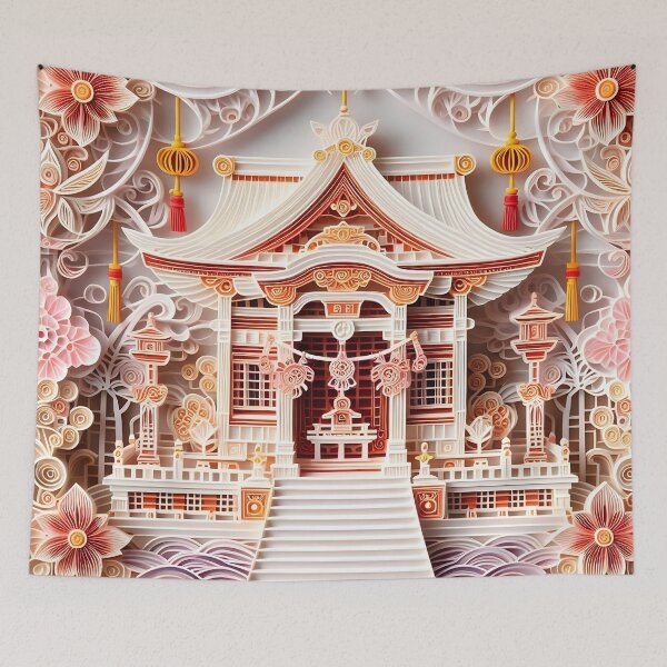 Item preview, Papercraft Flower Shrine designed and sold by Catobix.