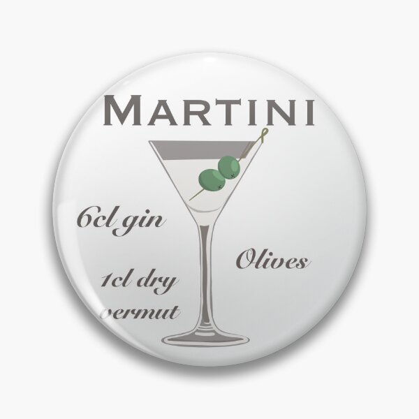 Item preview, Martini dry with ingredients  designed and sold by daenyses.