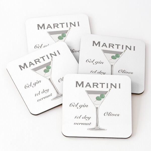 Item preview, Martini dry with ingredients  designed and sold by daenyses.