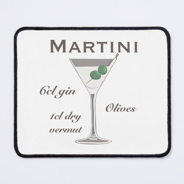 Item preview, Martini dry with ingredients  designed and sold by daenyses.