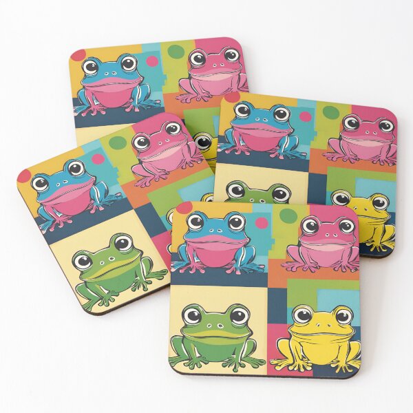 Item preview, Frog Squares designed and sold by ColorArtByEric.
