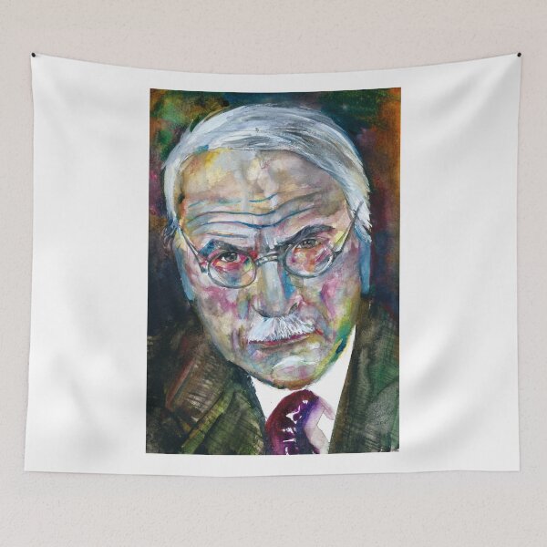 Item preview, CARL JUNG - watercolor portrait .7 designed and sold by lautir.