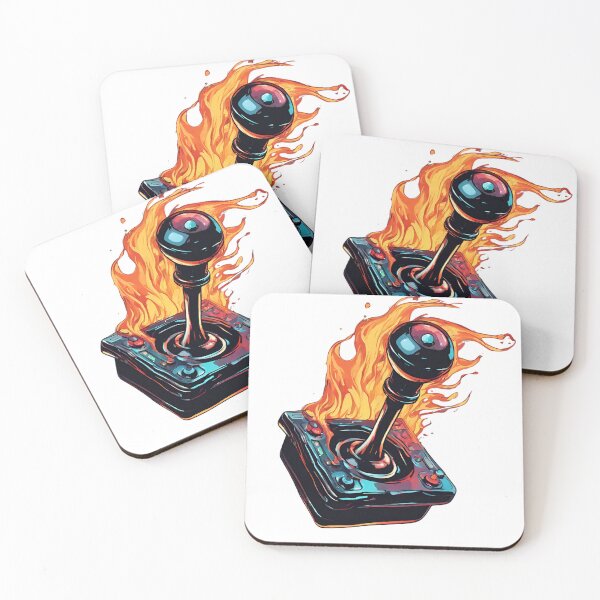 Item preview, Joystick on fire designed and sold by PcGomess.