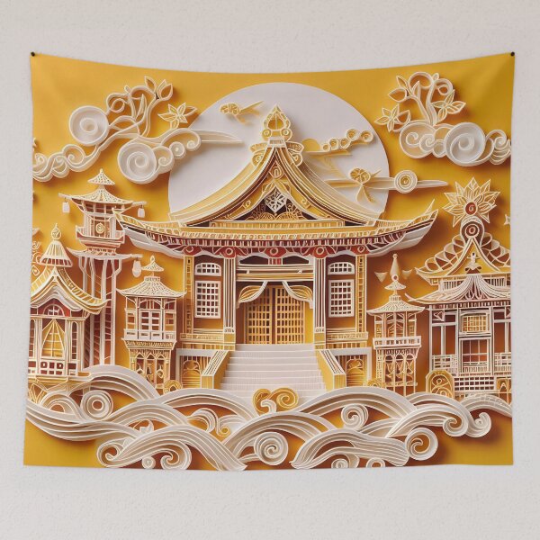 Item preview, Papercraft Sky Shrine designed and sold by Catobix.