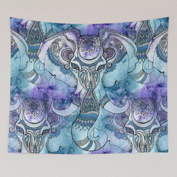 Item preview, Decorative Elephant Tile designed and sold by FlutterKatArts.