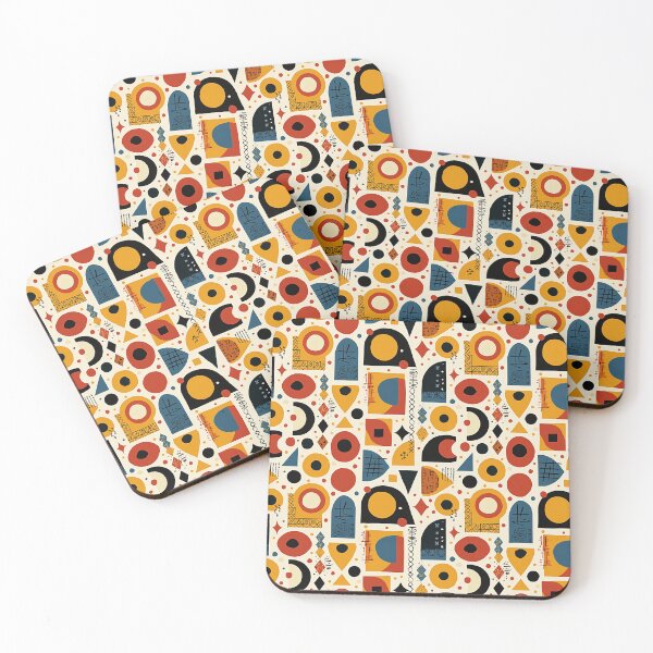 Item preview, Vintage Geometric Shapes Pattern designed and sold by ultrastyle77.