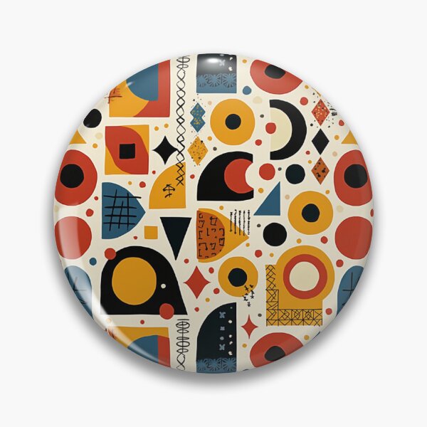 Item preview, Vintage Geometric Shapes Pattern designed and sold by ultrastyle77.