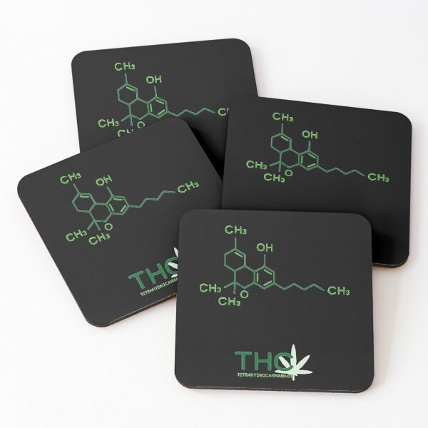 Item preview, THC - The Cannabis Molecule designed and sold by Numbers-Art.