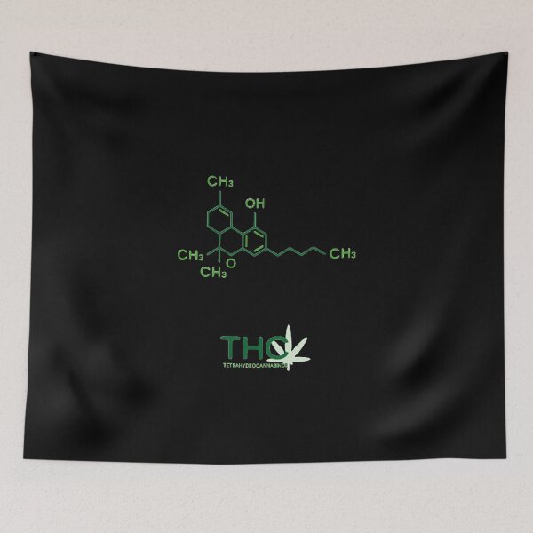 Item preview, THC - The Cannabis Molecule designed and sold by Numbers-Art.