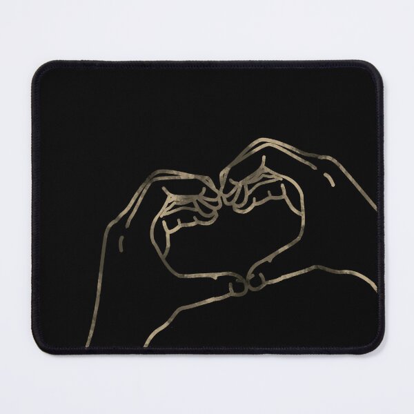 Item preview,  Heart Hands, from self perspective. Bronzy colored lines 1 designed and sold by ClearAndHappy.