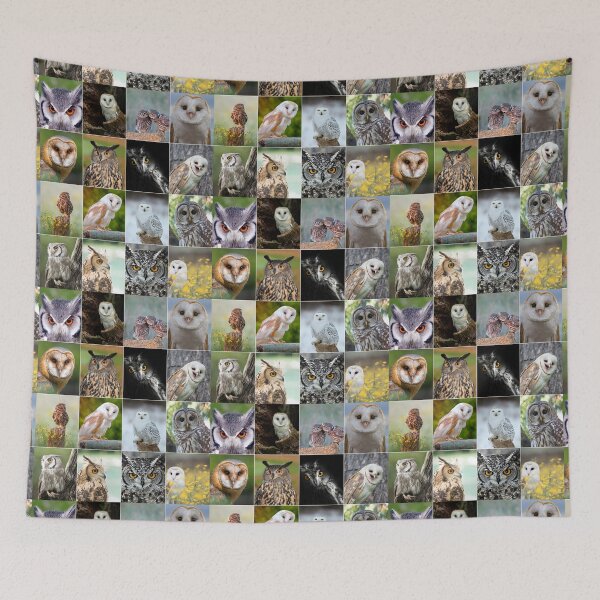 Item preview, Owl Photo Collage designed and sold by ColorfulPrints.