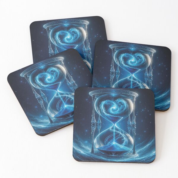 Item preview, Cosmic Blue Nebula Hourglass designed and sold by koreatvtea.
