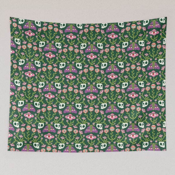 Item preview, Spooky Botany Pattern designed and sold by Haley Schulz.