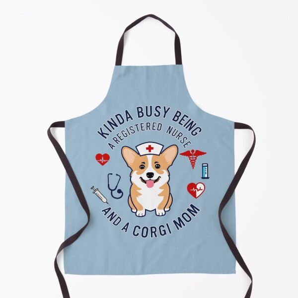 Item preview, Kinda Busy Being a Registered Nurse and a Corgi Mom - Cute Corgi Nurse Design designed and sold by brindled.