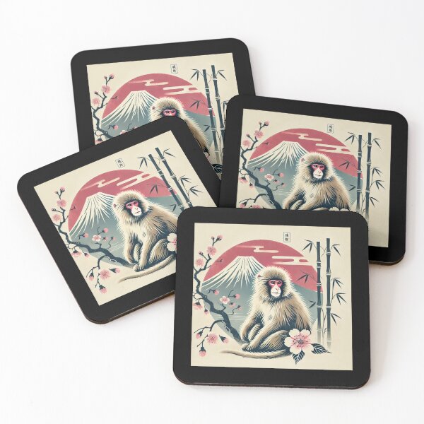 Item preview, japanese macaque designed and sold by EuropeanPrints.