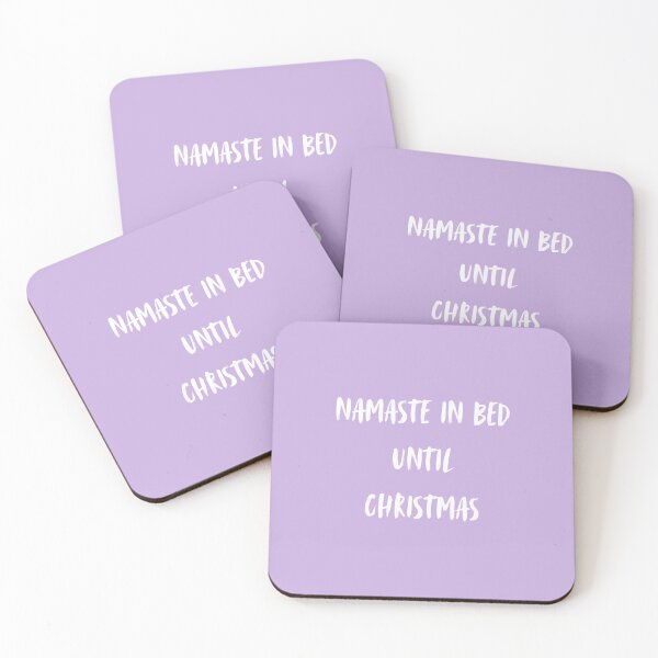 Item preview, NAMASTE IN BED UNTIL CHRISTMAS designed and sold by mamolebo.