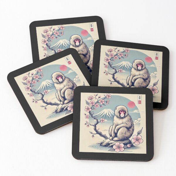 Item preview, japanese macaque designed and sold by EuropeanPrints.