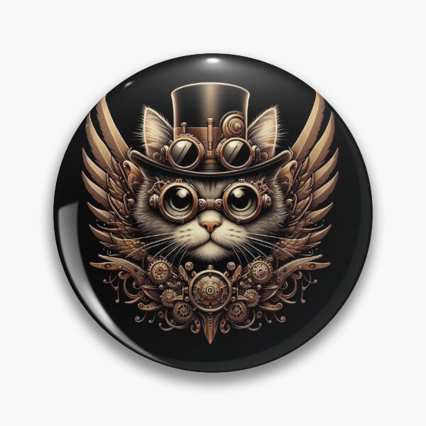 Item preview, Goggles-Wearing Cat designed and sold by TheOldMuflon.