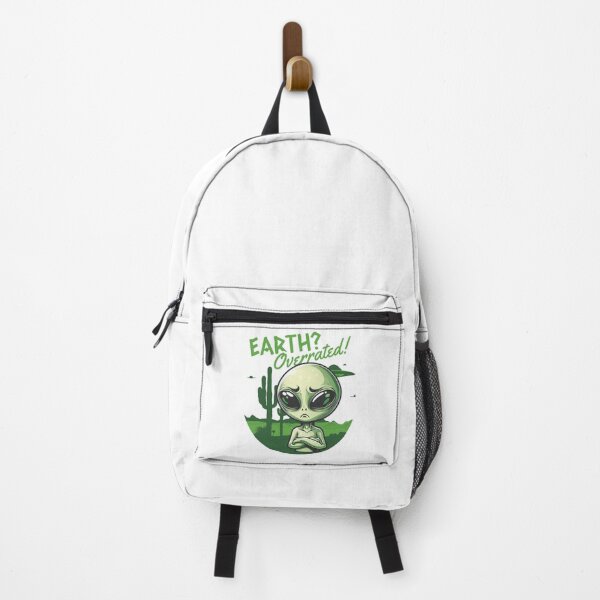 Item preview, EARTH OVERRATED - GREEN ALIEN designed and sold by justyna-s28.