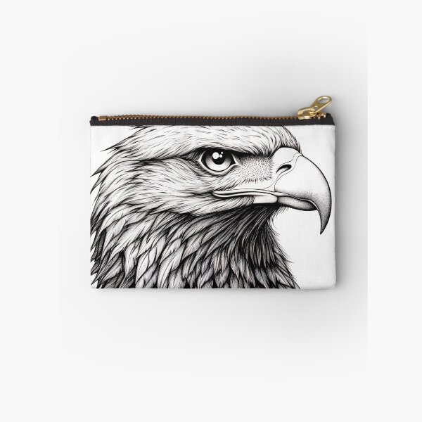 Item preview, Pencil drawn Bald Eagle High Quality Black and White Design designed and sold by Pencil-Art.