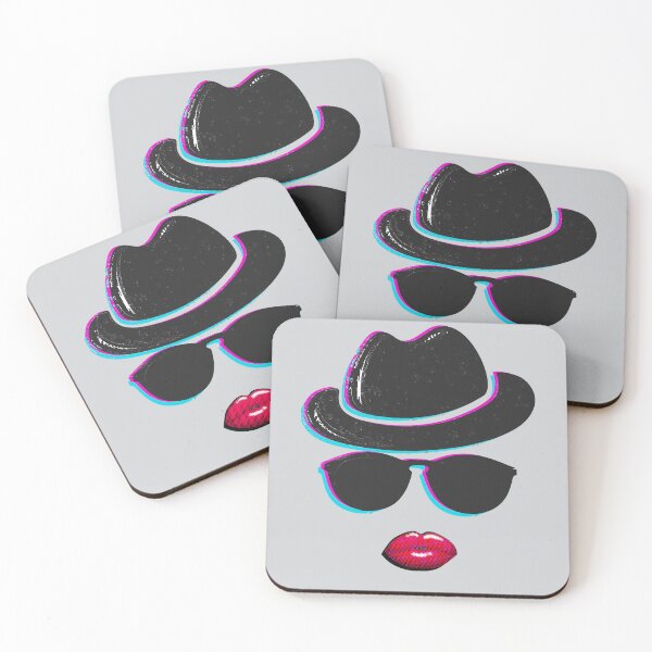 Item preview, 3D hipster lady with glasses and hat. Glitch effect designed and sold by navarraspain.
