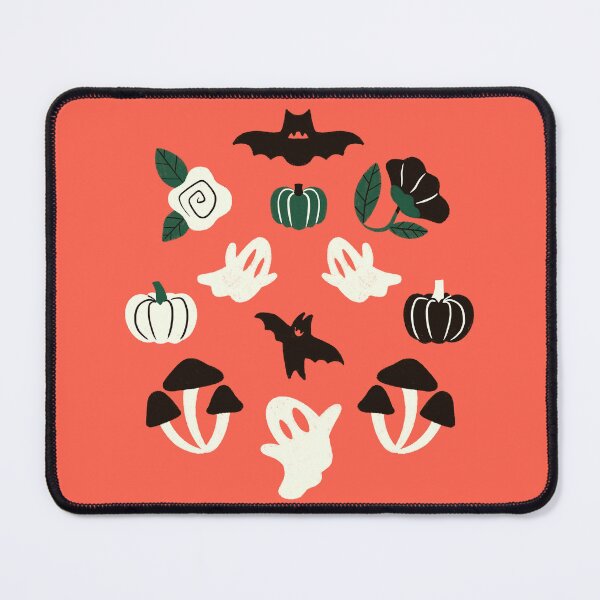 Item preview, Black and White Halloween Pattern designed and sold by Haley Schulz.