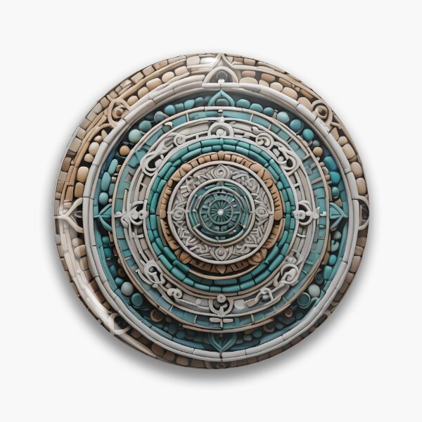 Item preview, Intricate Green Leaf Organic Mandala designed and sold by MandalasShops.