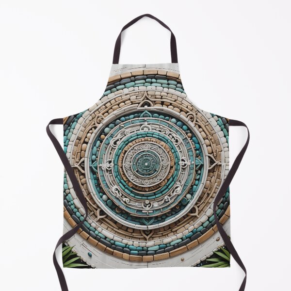 Item preview, Intricate Green Leaf Organic Mandala designed and sold by MandalasShops.